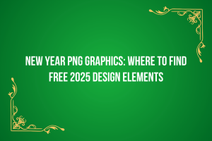 New Year PNG Graphics: Where to Find Free 2025 Design Elements