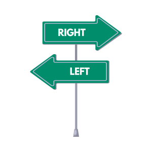 Left & Right Arrow Board PNG