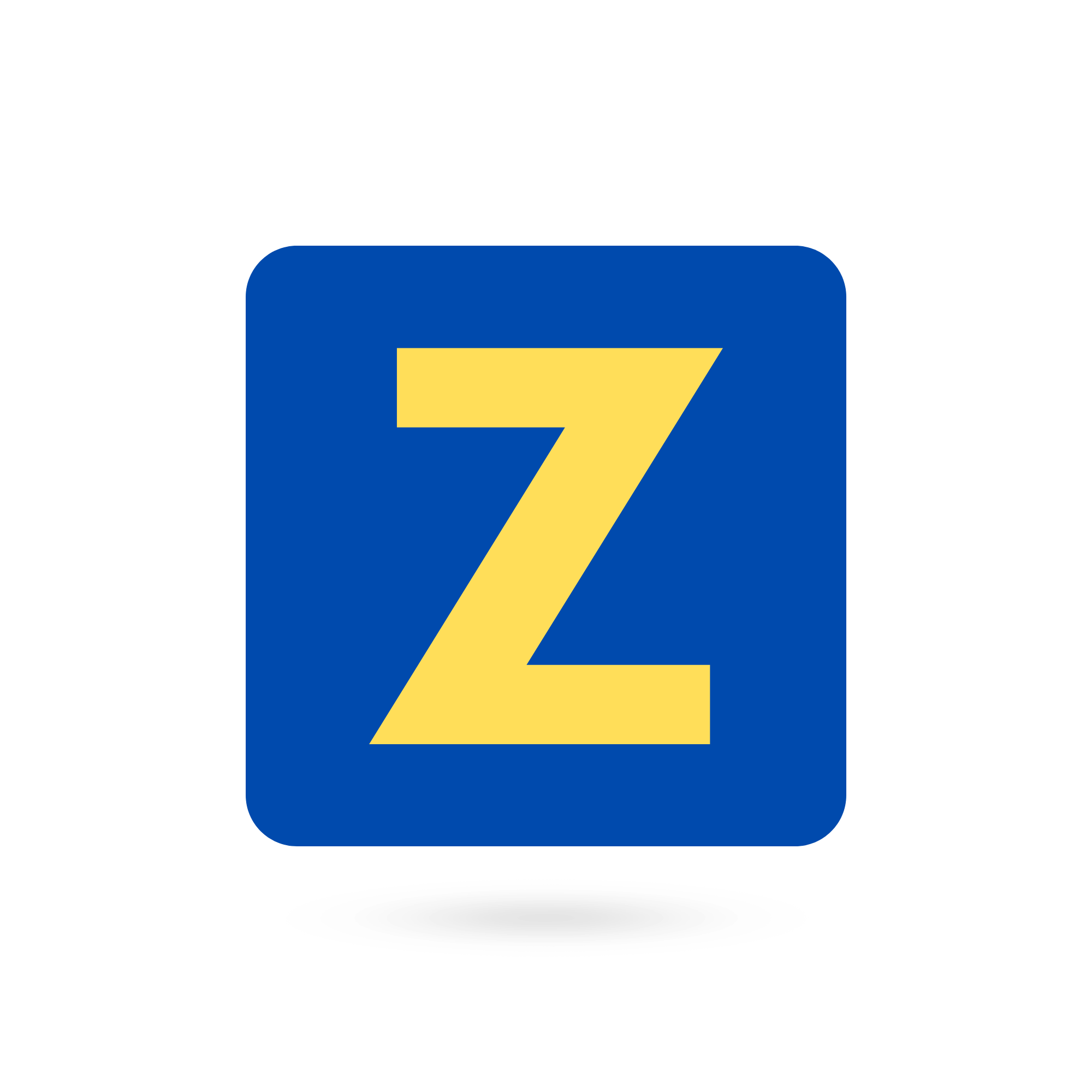 A bold capital "Z" inside a green box on a transparent background.