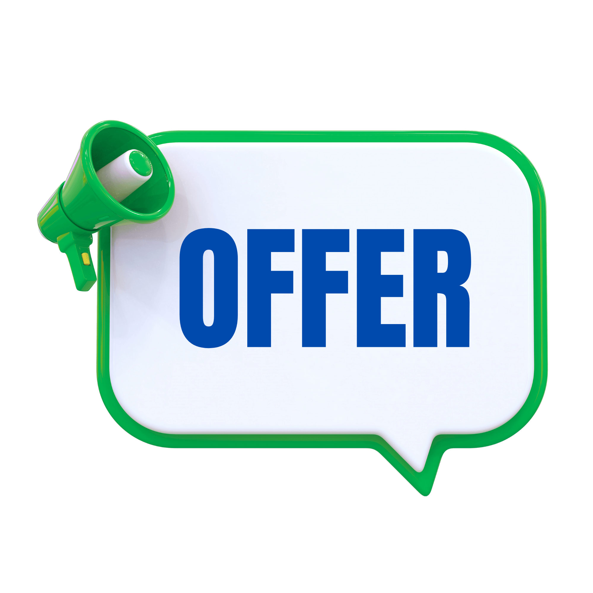 A bright red and yellow “Offer” badge with bold text on a transparent background, perfect for highlighting deals and promotions.