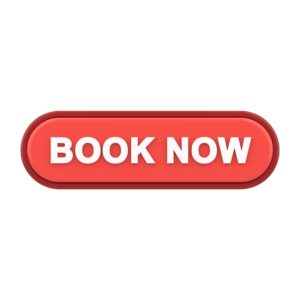 A modern "Book Now" button in bold text with rounded edges, isolated on a transparent background, ideal for websites and promotional materials.