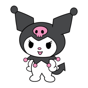 Transparent PNG of Sanrio cartoon characters like Hello Kitty, Kuromi, and Cinnamoroll.