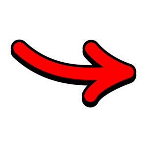 Transparent PNG of a red arrow symbol for design and direction use.