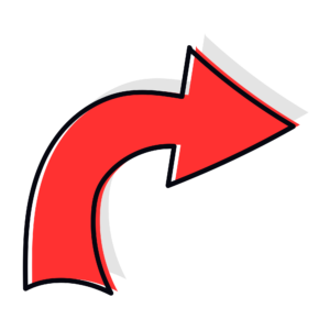 Transparent PNG of a red arrow symbol pointing direction.