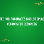Free Holi PNG Images & Color Splash Vectors for Designers