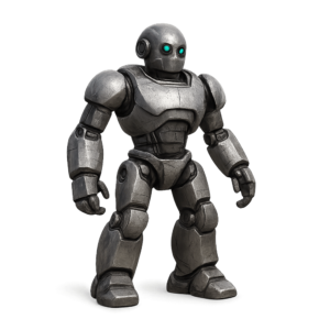 Transparent PNG of a robot design with futuristic theme.