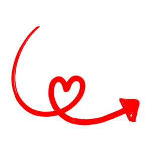 Love Arrow PNG transparent image of heart-shaped arrow for romantic and Valentine’s Day designs