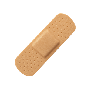 3D Bandage PNG transparent image of medical plaster for healthcare, hospital, and first-aid design projects