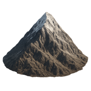 Mountain PNG transparent high-quality nature image for landscape and design projects