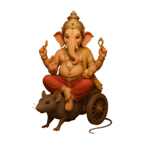 Ganesh Thakur PNG transparent image of Lord Ganesha for devotional, festival, and creative design projects