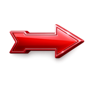 3D arrow PNG transparent direction icon