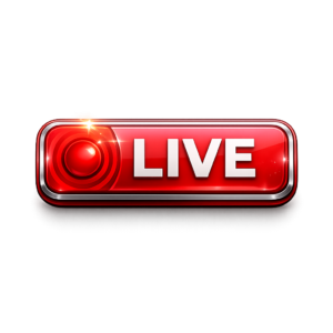 Live button PNG transparent live streaming icon
