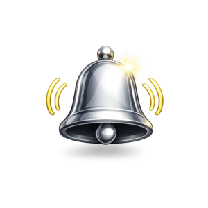 Notification bell PNG transparent alert icon