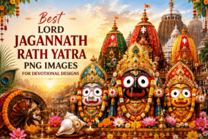 Best Lord Jagannath Rath Yatra PNG Images for Devotional Designs