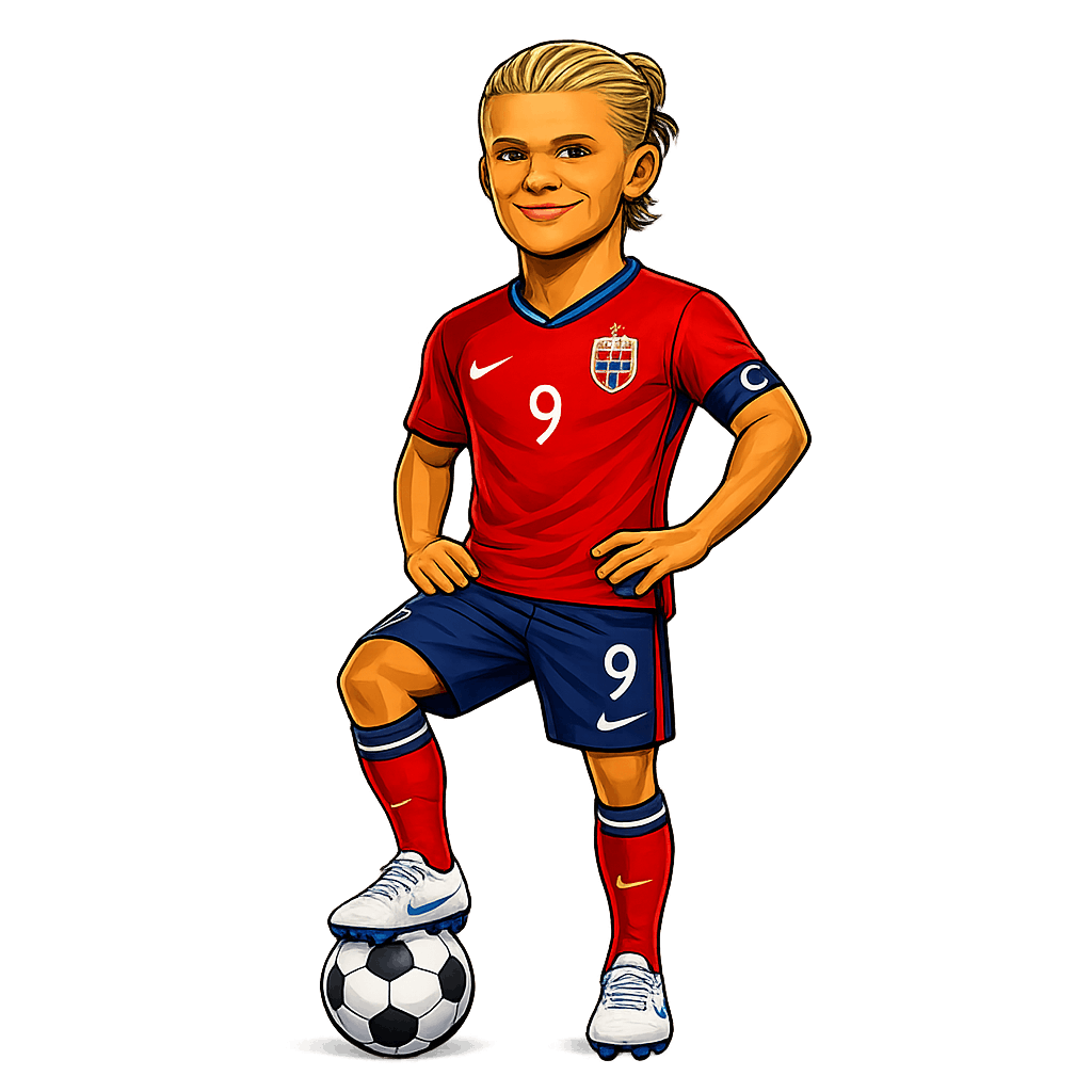 Erling Haaland PNG