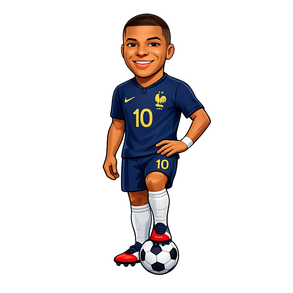 Kylian Mbappé PNG