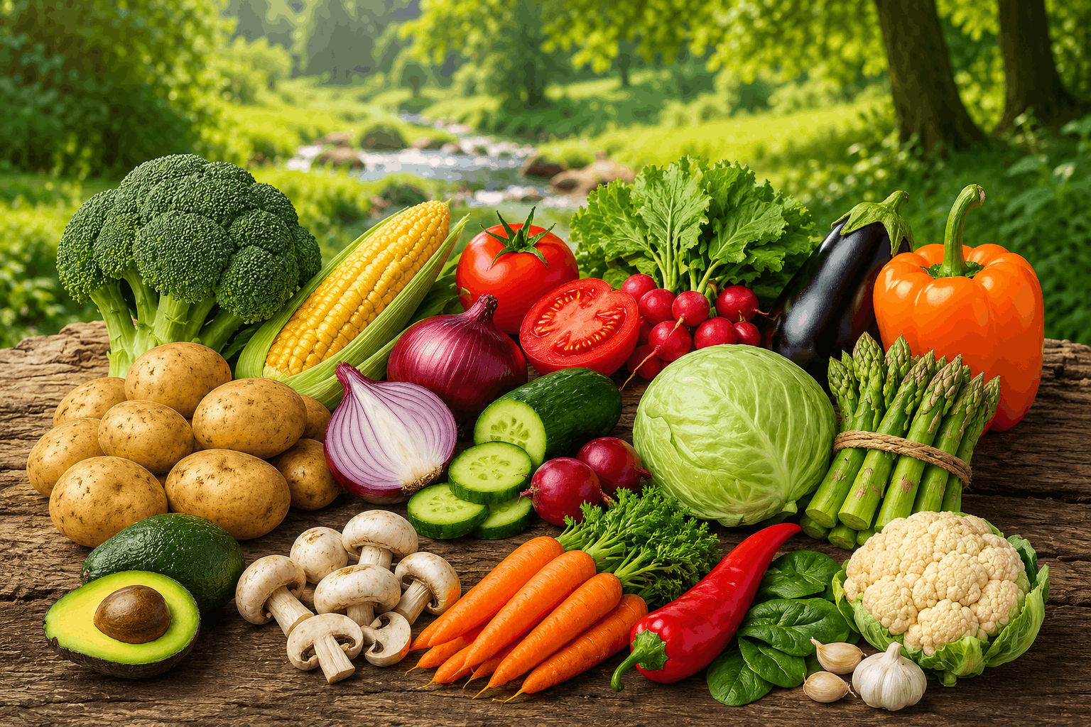 Top 15 Vegetable PNG Images with Transparent Background for Designers