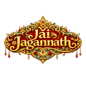 Jai Jagannath Text Logo PNG