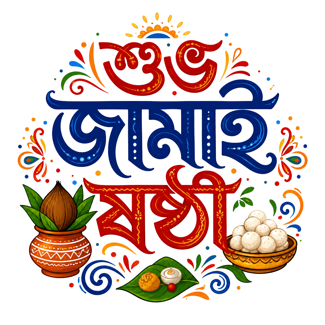 Subho Jamai Sasthi PNG