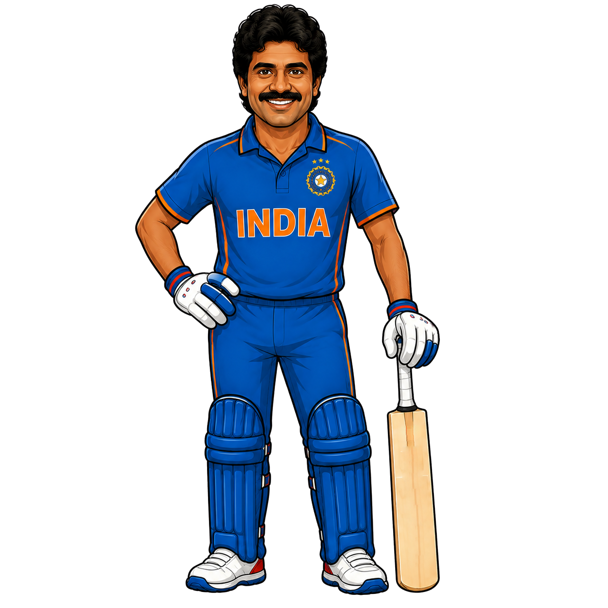 Kapil Dev PNG