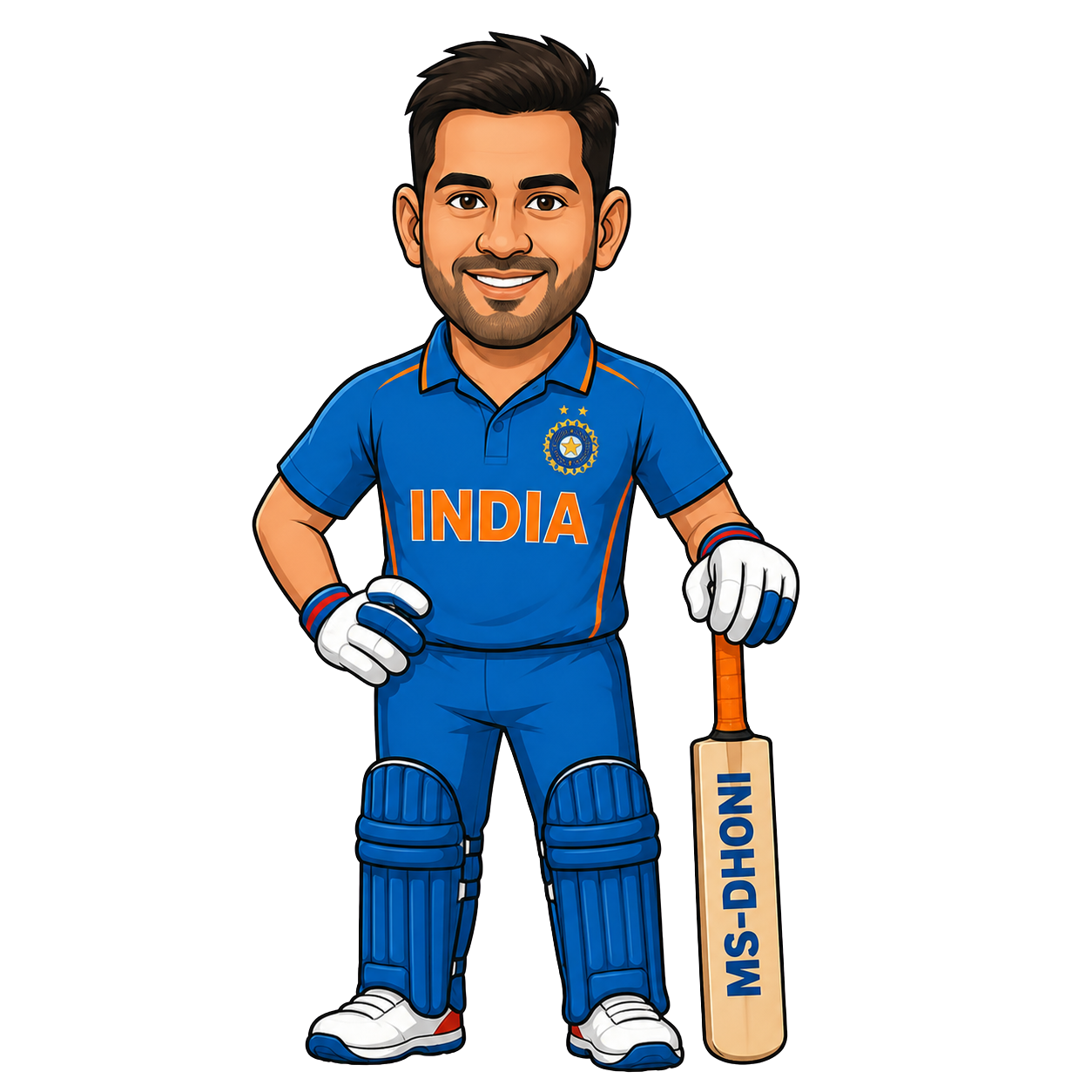 MS Dhoni PNG