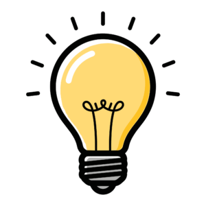 Bright Idea Minimalist Light PNG