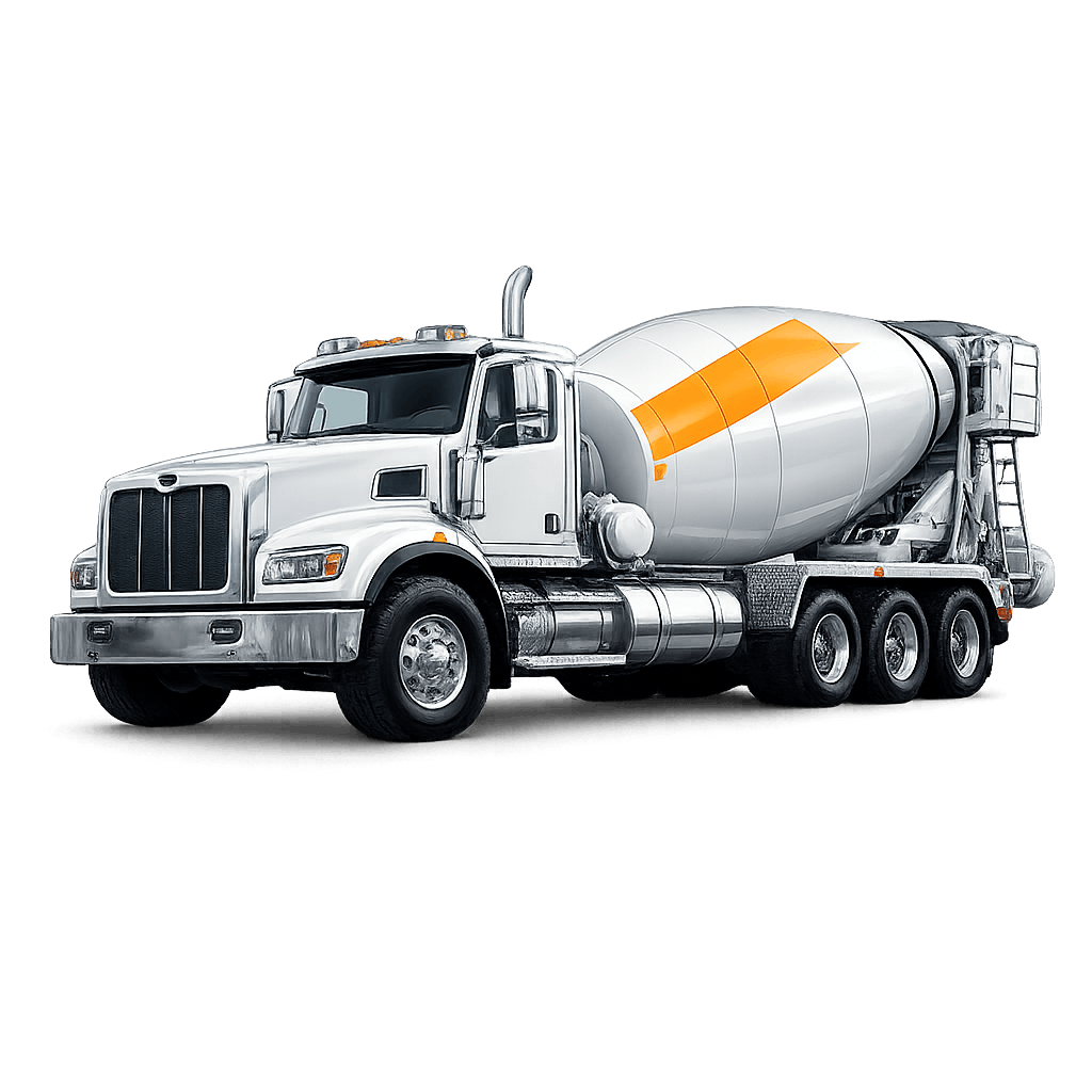 Cement Mixer Truck PNG