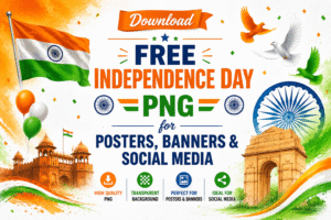 Download Free Independence Day PNG for Posters, Banners & Social Media