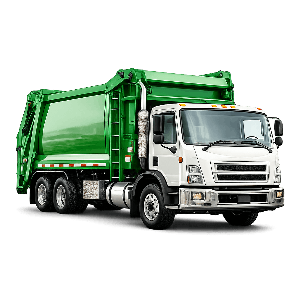 Garbage Truck PNG