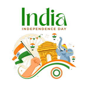 Happy Independence Day Celebration PNG