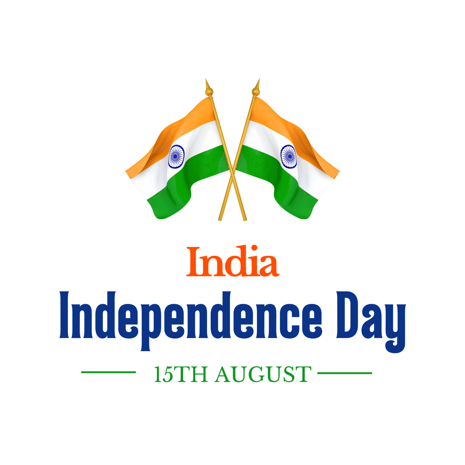 Happy Indian Independence Day PNG