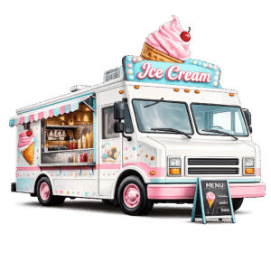 Ice Cream Truck PNG