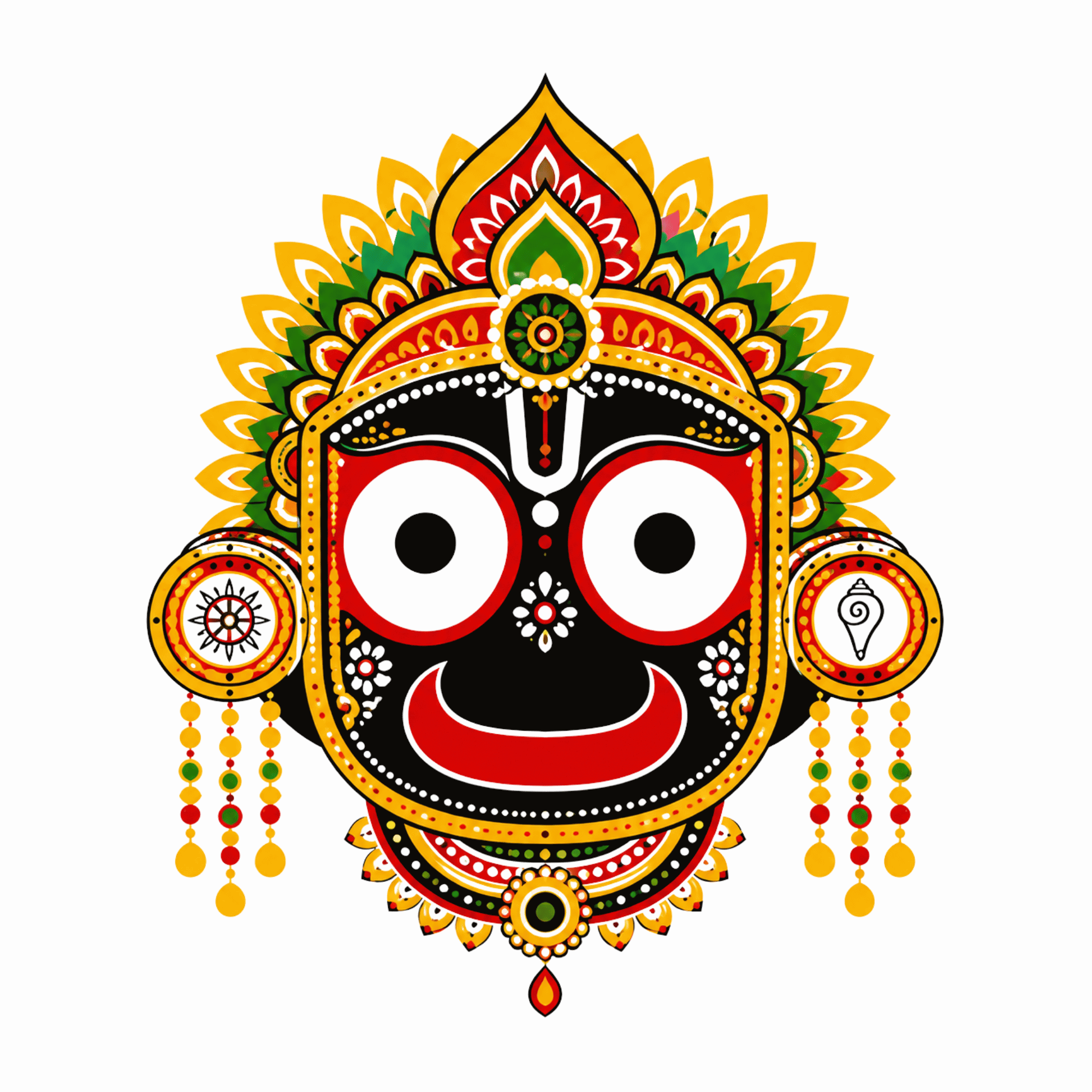 Jagannath Face PNG