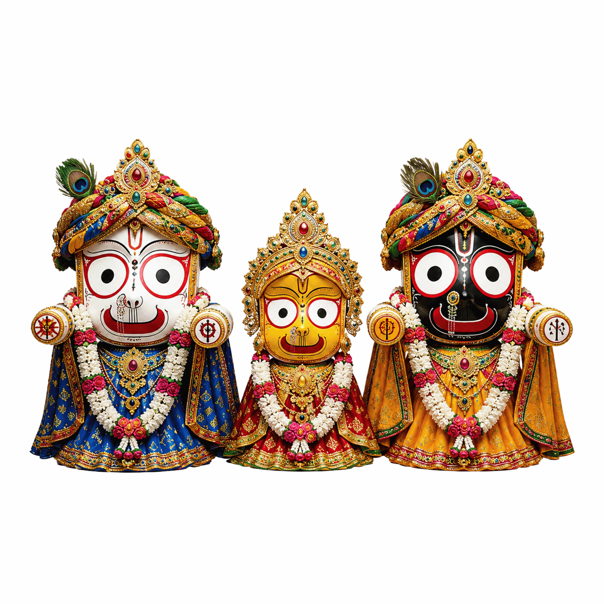 Jagannath Family PNG