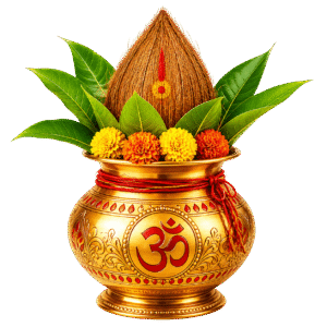 Kalash with Coconut PNG