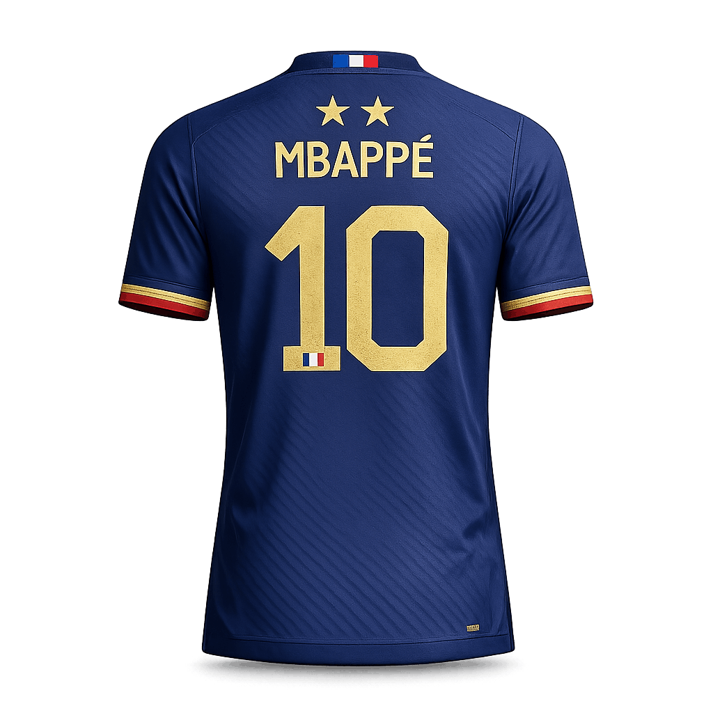 Kylian Mbappé Jersey PNG