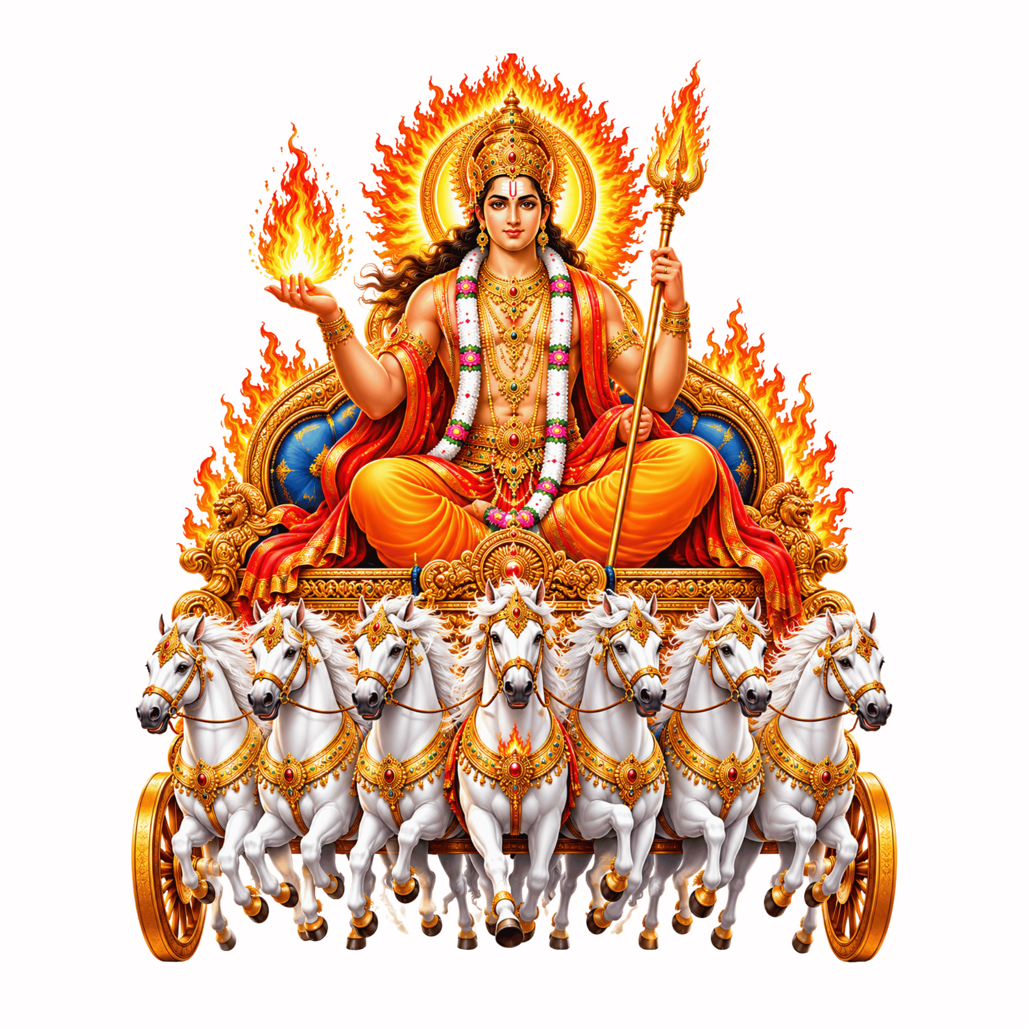 Lord Agni PNG