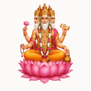 Lord Brahma PNG