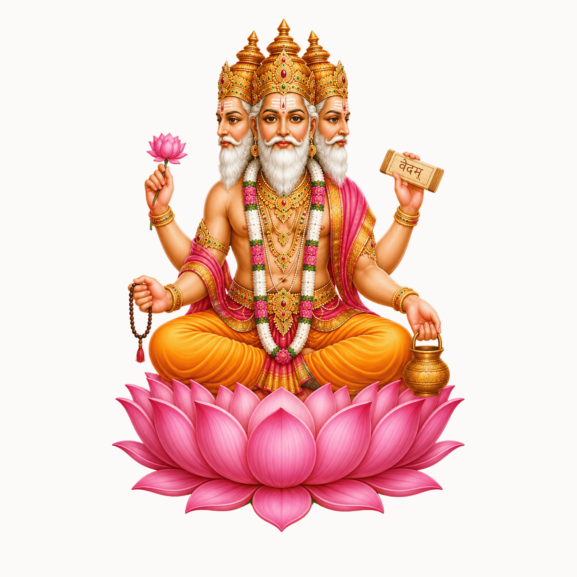 Lord Brahma PNG