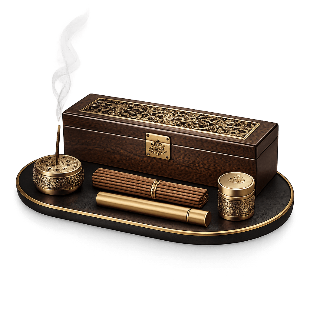 Luxury Incense Set PNG