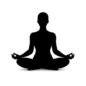 Meditation Silhouette PNG
