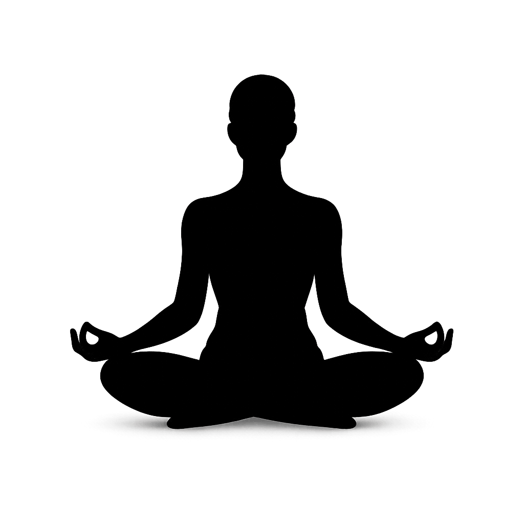 Meditation Silhouette PNG