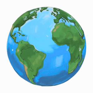 Watercolour Earth PNG