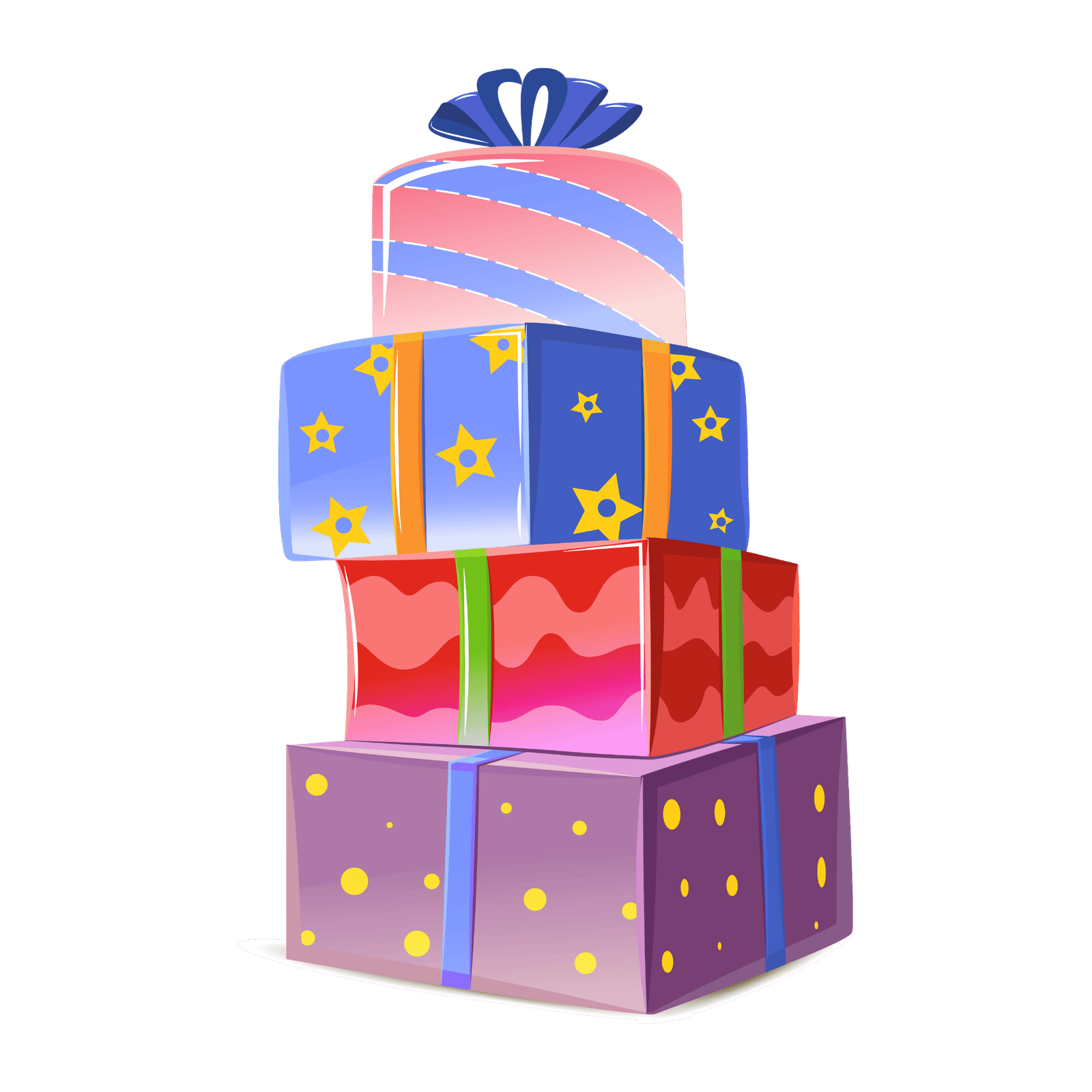 Birthday Gift Boxes PNG