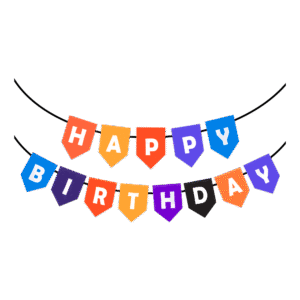 Happy Birthday Vector PNG