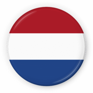Netherlands Circle Badge Flag PNG
