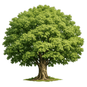 A Mature Tree with Exposed Roots PNG