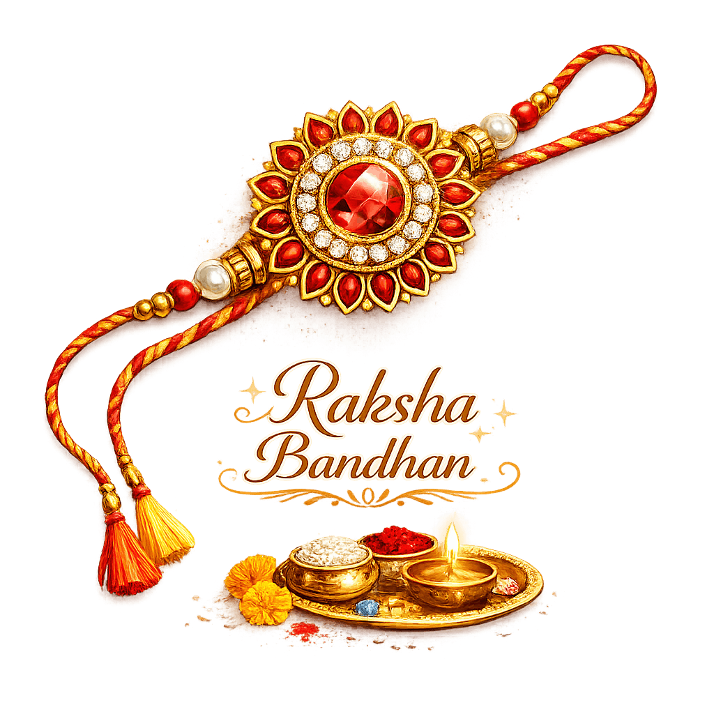 Happy Raksha Bandhan 2026 PNG