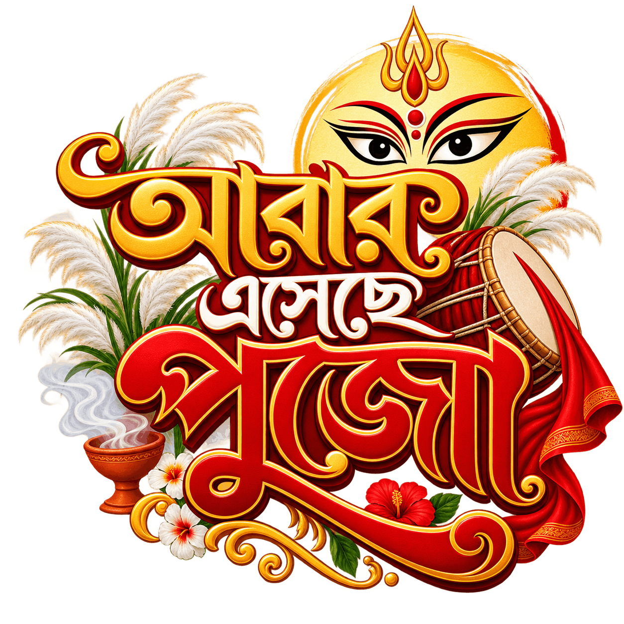 Abar Ereseche Pujo PNG