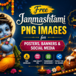 Free Janmashtami PNG Images for Posters, Banners & Social Media